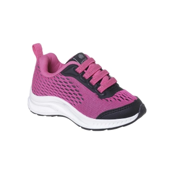 Tênis Infantil Feminino Ortopé Dna Flex Respirável Pink Preto