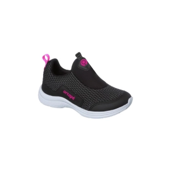  Na imagem, apresentamos o Tênis Infantil Feminino Ortopé Joy Comfy Calce Fácil Preto Pink. Este calçado é uma adorável escolha para as meninas, unindo praticidade e estilo. Com um design moderno e funcional, este tênis é confeccionado em cabedal de tecido, garantindo leveza e conforto aos pés. A palmilha Gravidade Zero proporciona conforto ao longo de todo o dia de uso, enquanto o solado em EVA oferece leveza e flexibilidade, garantindo uma pisada suave e confortável. O sistema de calce fácil simplifica o processo de vestir e tirar o tênis, perfeito para as crianças mais ativas. Com detalhes em pink que contrastam com o preto, este tênis é uma opção versátil e estilosa para acompanhar as meninas em todas as suas aventuras diárias.