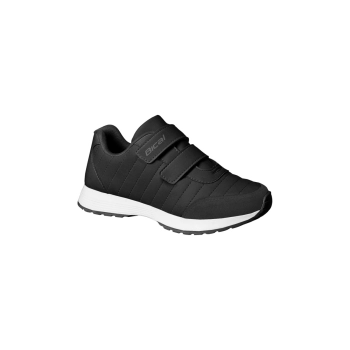 O Tênis Infantil Masculino Bical Free Walk, na cor preta, apresenta um design moderno e prático, destacando-se pelo sistema de fecho duplo que proporciona facilidade e rapidez ao calçar. Ideal para os pequenos aventureiros, este tênis oferece conforto e segurança em cada passo, promovendo um estilo contemporâneo que combina com diversas ocasiões