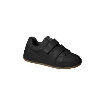 Na imagem, temos o Tênis Infantil Masculino Ortopé Bliss Fecho Duplo Preto/Preto. Este calçado é uma escolha prática e estilosa para os meninos. Com um design moderno, o tênis é confeccionado em material resistente, proporcionando durabilidade e conforto. O fecho duplo em velcro facilita o calce e ajuste, tornando-o ideal para o uso diário. Equipado com solado antiderrapante em TR, o tênis oferece segurança e estabilidade em diversas superfícies. A palmilha Gravidade Zero proporciona um conforto excepcional, absorvendo impactos e garantindo bem-estar durante todo o dia. Com sua cor preta clássica, este tênis é uma opção versátil que combina com diferentes looks e atividades.