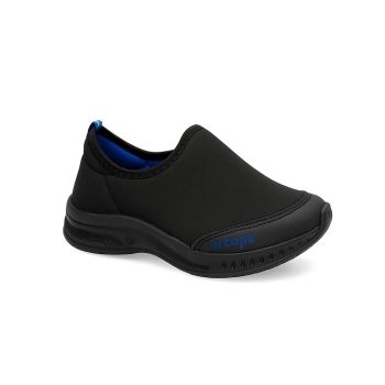 Tênis Infantil Masculino Ortopé Dna Flex Calce Fácil Básico Preto Azul