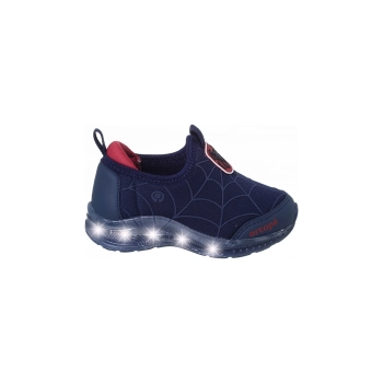 Na imagem temos o Tênis Infantil Masculino Ortopé DNA Light Aranha Marinho, uma escolha incrível para os pequenos aventureiros. Seu cabedal em tecido/polímero proporciona durabilidade e conforto, enquanto o sistema de calce fácil facilita o processo de colocar e tirar o tênis. Com palmilha Gravidade Zero para suporte extra e absorção de impacto, os pequenos podem desfrutar de conforto durante todo o dia. O solado TR emborrachado oferece aderência e estabilidade em diversas superfícies, garantindo segurança em cada passo. Este tênis apresenta um design inspirado no icônico personagem do Homem-Aranha, tornando-o perfeito para os pequenos fãs de aventuras e estilo.