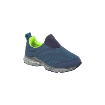 Na foto, apresentamos o encantador Tênis Infantil Masculino Ortopé Power Light Marinho, com luzinhas ativadas ao andar. Confeccionado em Tecido Helanca, proporciona conforto, estilo e autonomia às crianças, disponível nos tamanhos do 26 ao 34. Adquira já e #PisouPiscou#!