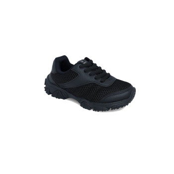 Tênis infantil masculino ortop racer preto, calçado infantil da marca Ortopé, com design e cores ideais para conforto e estilo.