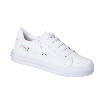 Tênis Infantil Masculino Ortopé Bliss Teen Ziper Branco