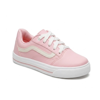 Tênis Infantil Feminino Ortopé Stillus Listra Rosa
