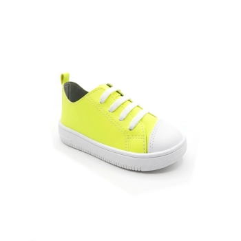 Tênis infantil Ortopé Bliss Casual Elástico Amarelo