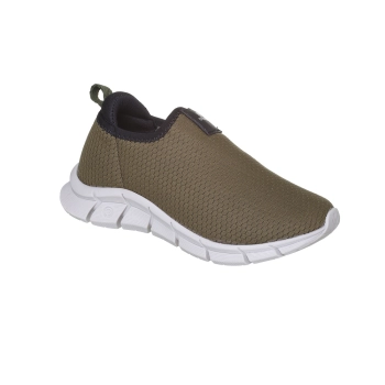 Tênis Infantil Masculino Ortopé Flex Run Calce Fácil Respiravel Marrom