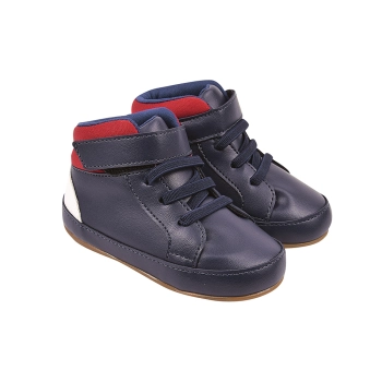 Tênis Infantil Masculino Sameka Delicat Botinha Delicat Marinho Vermelho