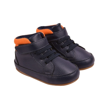 Tênis Infantil Masculino Sameka Primeiros Passos Bota Marinho