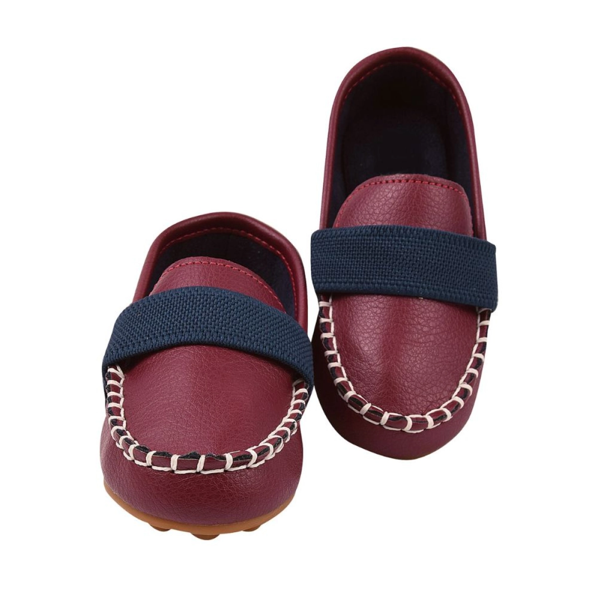 Mocassim Infantil Masculino Ortopézinho Elástico Vermelho