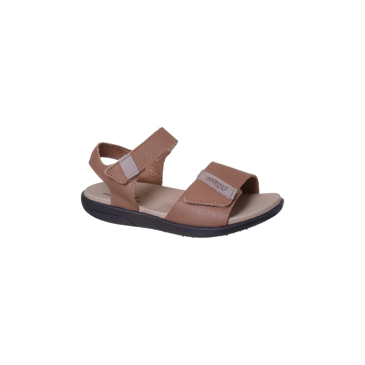 Sandália Infantil Masculina Ortopé Autêntica Fecho Duplo Caramelo