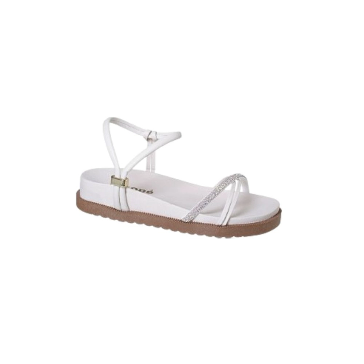 Sandália Papete Infantil Feminina Ortopé Birken Off White
