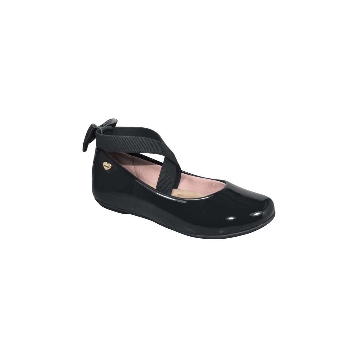 Sapatilha Infantil Feminina Ortopé Secret Verniz Preto
