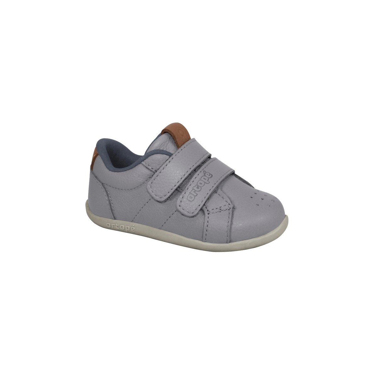 Sapato Infantil Masculino Ortopé Fecho Duplo Grafite