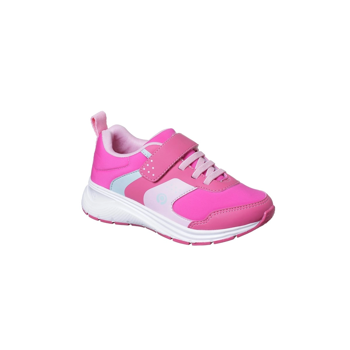 Tênis Infantil Feminino Ortopé Flex Run Fita Aderente Pink