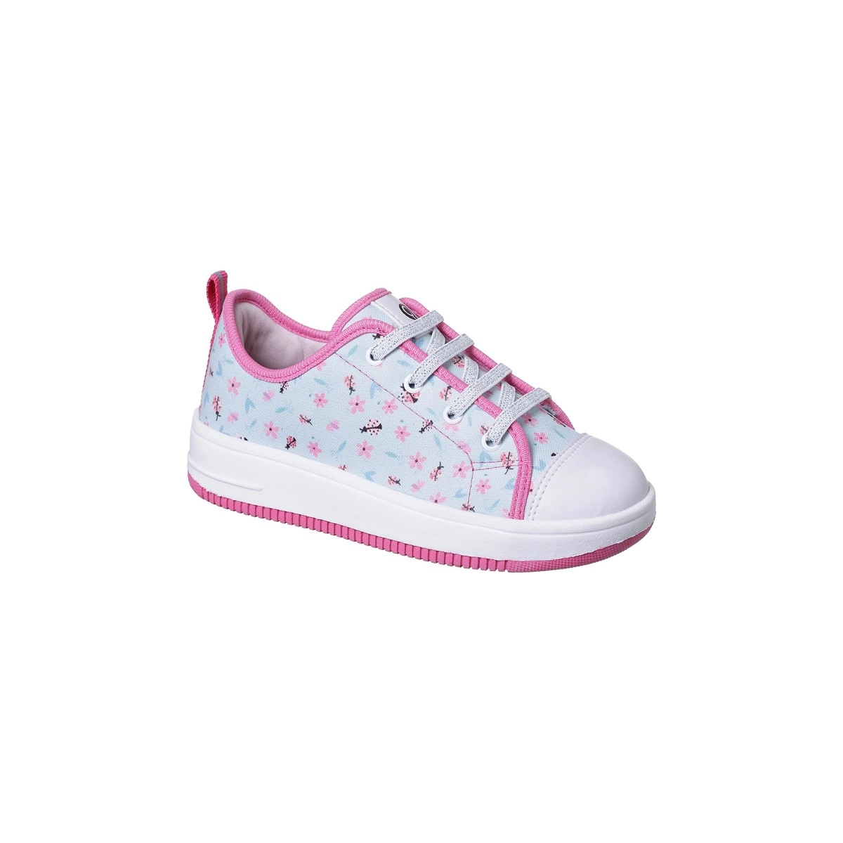 Tênis Infantil Feminino Ortopé Bliss Estampa Colorida Acqua