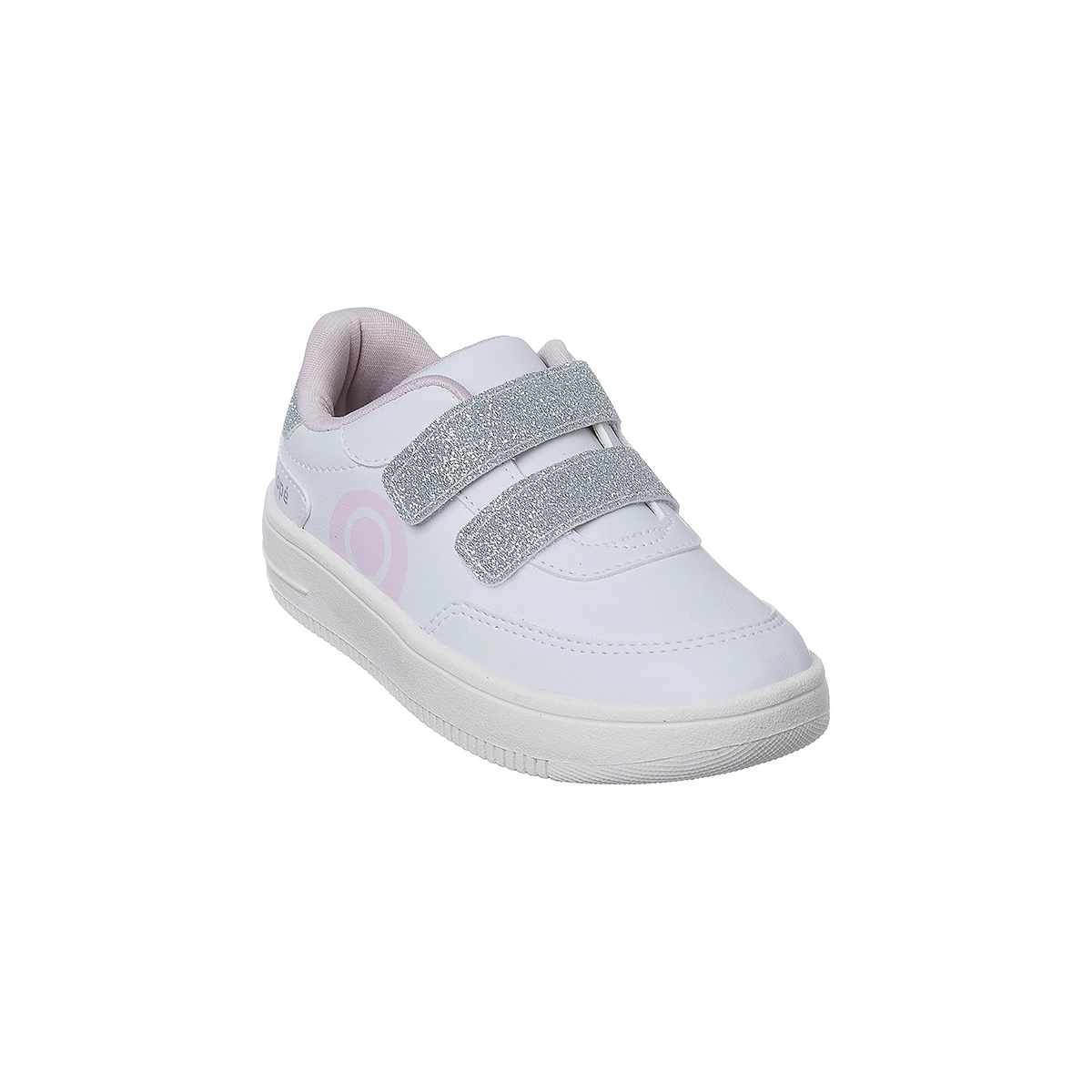 Tênis Infantil Feminino Ortopé Bliss Teen Fecho Duplo Com Glitter Branco