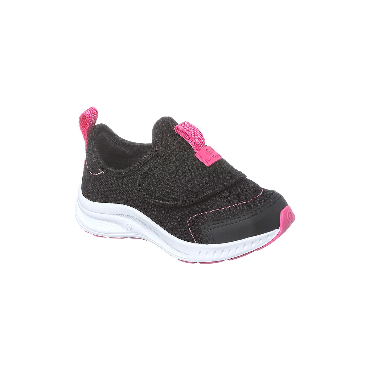 Tênis Infantil Feminino Ortopé Dna Flex Calce Prático Preto E Pink