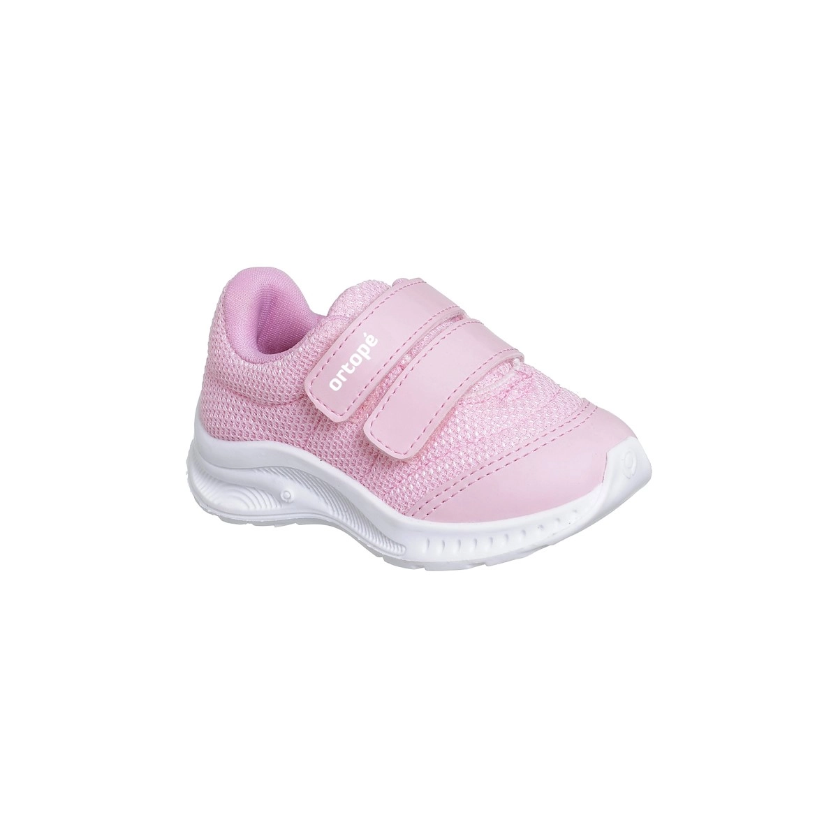 Tênis Infantil Feminino Ortopé Dna Flex Fecho Duplo Rosa