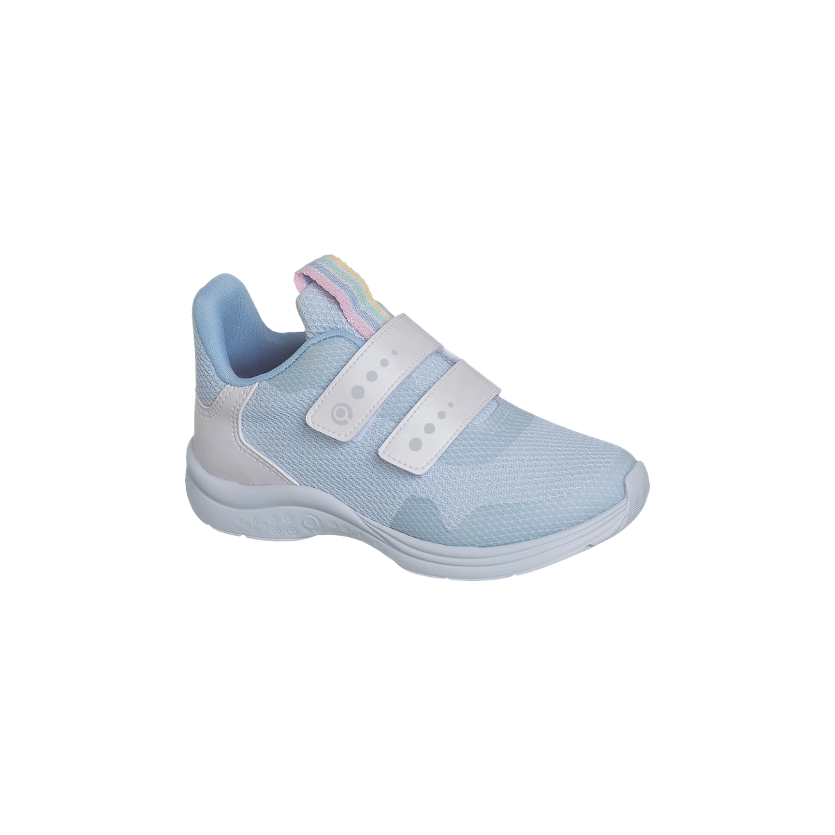 Tênis Infantil Feminino Joy Comfy Ortopé Fecho Duplo Azul Céu