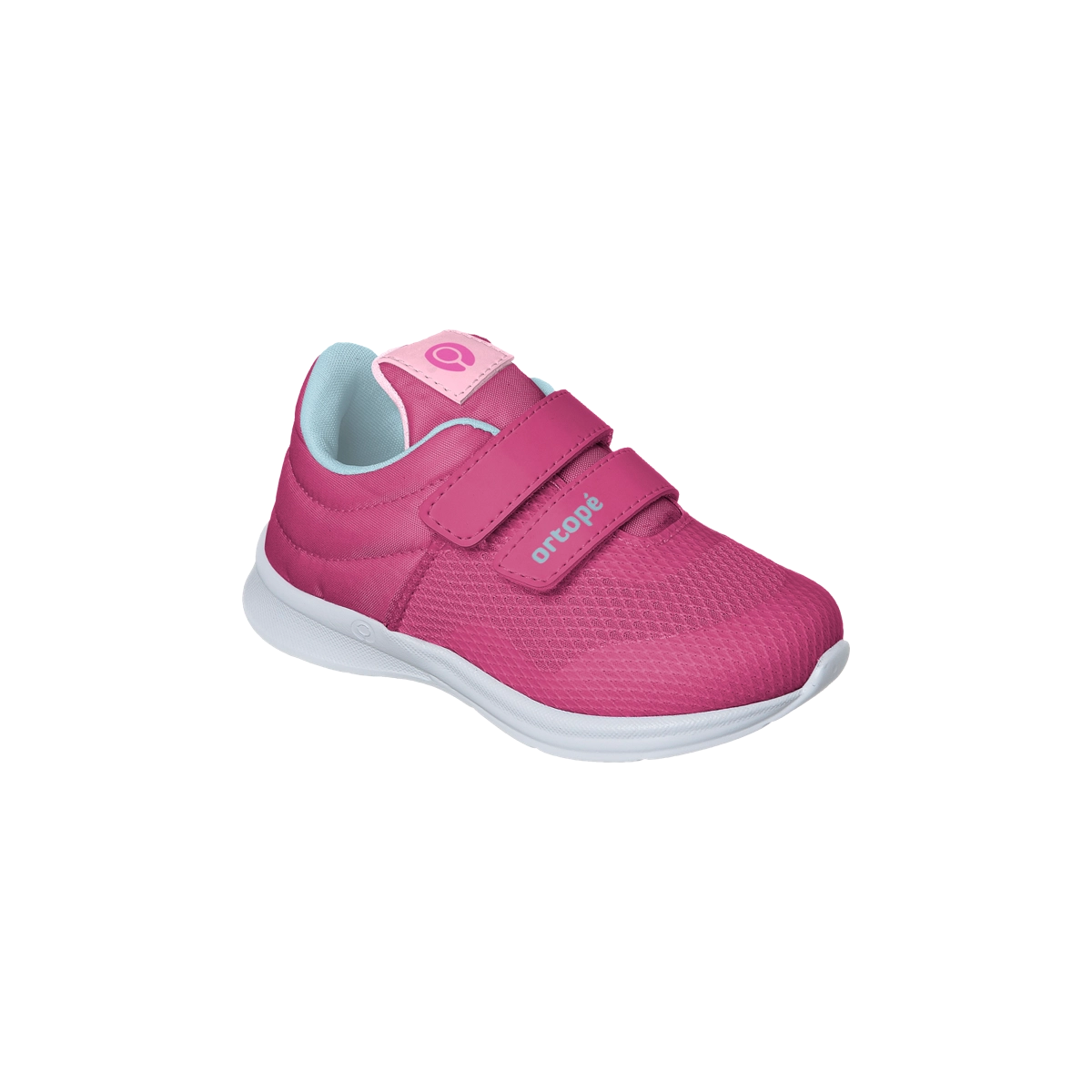 Tênis Infantil Feminino Ortopé Happy Confort Fecho Duplo Pink