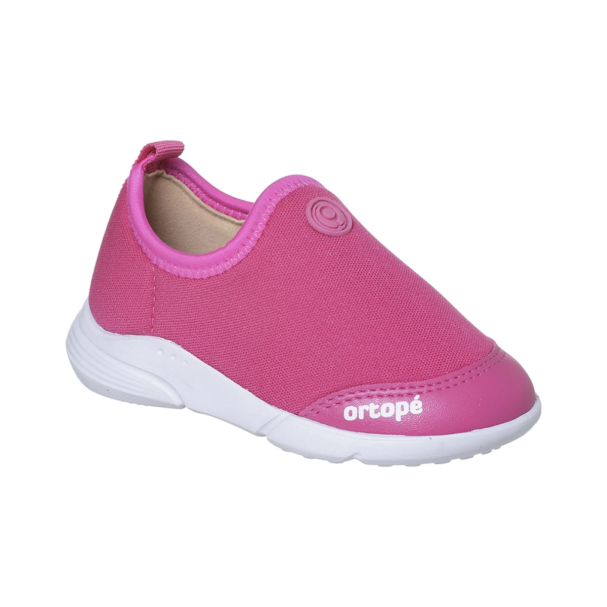 Tênis Infantil Feminino Ortopé Sport Baby Pink Branco
