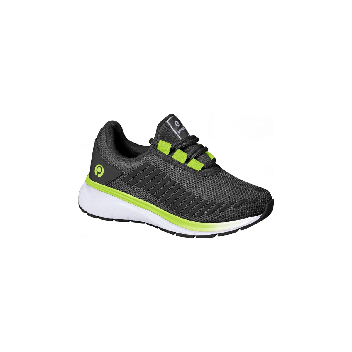 Tênis Infantil Masculino Ortopé Flex Run Cadarço Preto/Amarelo