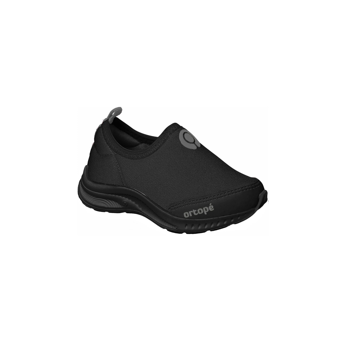 Tênis Infantil Masculino Ortopé DNA Flex Com Calce Fácil Preto