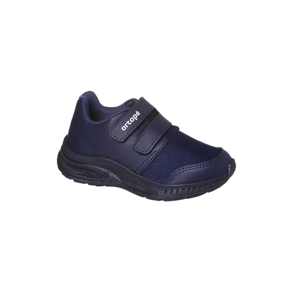 Tênis Infantil Masculino Ortopé DNA Flex Fecho Duplo Tiras Marinho