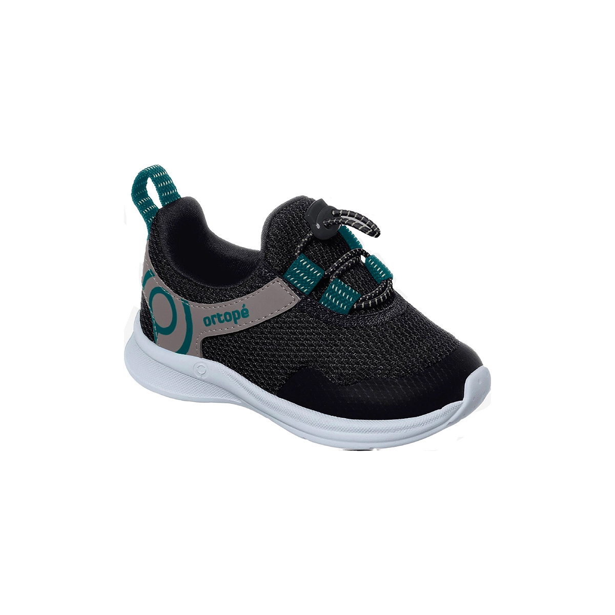Tênis Infantil Masculino Ortopé Happy Comfort Fecho Elástico Ajustavel Preto